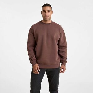 Nuuds Classic Crewneck Sweatshirt Pullover Size M Brown $98.00